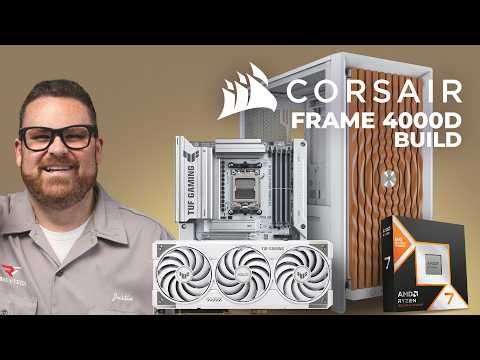 Building a Gaming PC in the new Corsair Frame 4000D (9800x3D / RTX 5070Ti)