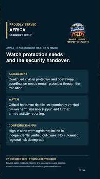 Somalia UN political mission set to close 31 October | Africa Brief |27Oct2026