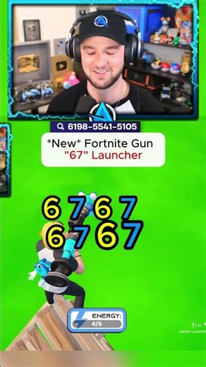 New Fortnite Secret Weapon "67" is now at @AliA : SUPER 1V1 FFA Map (code: 6198-5541-5105)