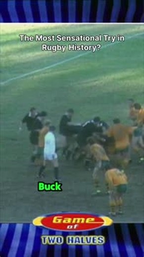 💥 nicksta 💥 on Instagram: "The raw brilliance captured right here! Watch as Buck Shelford bulldozes his way forward, setting the stage for Michael Jones' electrifying run. Then, the finish—John Kirwan seals what commentators immediately dubbed one of the most sensational scores *ever*. The reaction says it all: this isn't just rugby; it's art in motion. How many points would *you* award this masterpiece? 👇 #RugbyHistory #LegendaryTry #MichaelJones #JohnKirwan #AllBlacks #SportsClassic"
