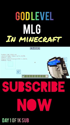 God level mlg in Minecraft #minecraftshorts #Gangster_gaming_72