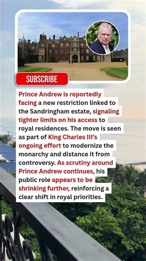 JUST NOW: Prince Andrew Hit With NEW Ban as Sandringham Releases Urgent Message