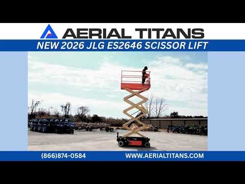NEW 2026 JLG ES2646 Scissor Lift | 26 ft Lift | 1,200 lb Capacity