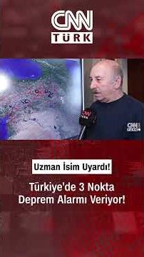 Türkiye'de 3 Noktada Deprem Alarmı! Uzman İsim Uyardı...