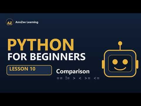 Python for Beginners #10 | Booleans & Comparison Operators