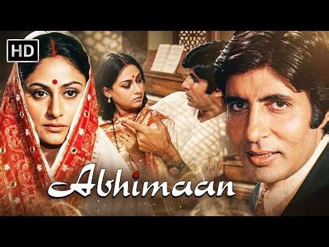 Abhimaan (1973) Full Movie HD | Amitabh Bachchan, Jaya Bachchan | Superhit Musical Classic