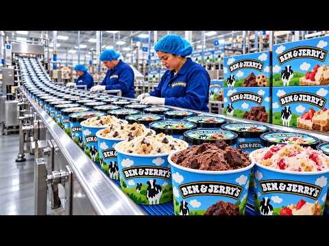 How Ben & Jerry’s, Magnum & Häagen‑Dazs Are Made in a Factory