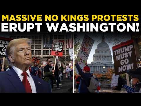 Anti-Trump Protest LIVE In DC: Massive ‘No Kings’ Crowd Erupts | No Kings Protest |Donald Trump News