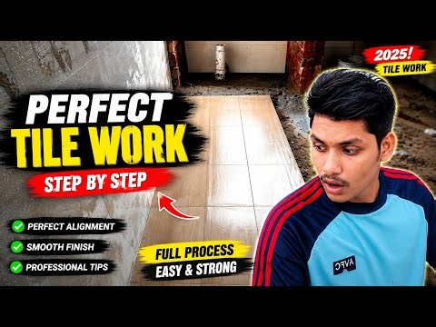 Perfect Tile Work | Step-by-Step Floor Tile Installation & Finishing