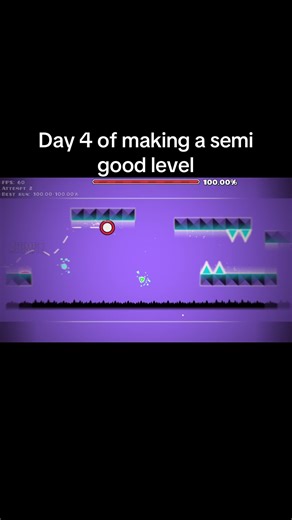 Creating a New Level in Geometry Dash: Day 4 Updates