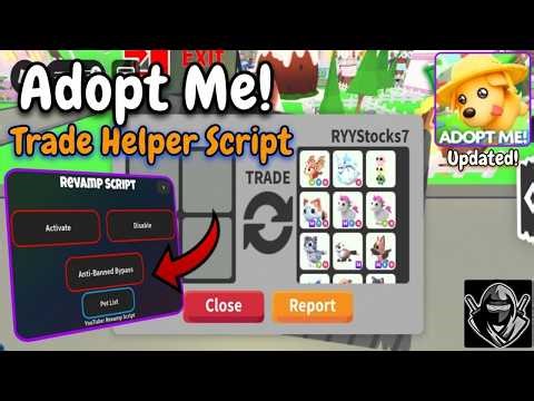 [NEW] Adopt Me! Trade Helper Script | Trade Scam, Auto Farm, Freeze Trade & More | Pastebin Script 🔥