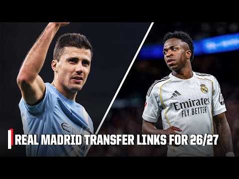 Rodri, Diomandé & Vinícius: Real Madrid's transfer links 👀 | ESPN FC