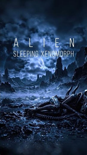 Sleeping Xenomorph 👽 Dark Sci-Fi Ambient on LV-426 #Shorts #alien #ambientmusic
