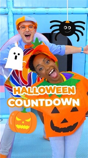 Blippi & Meekah’s Halloween Countdown Song! 🎃🎵 #shorts #blippi #blippimusic