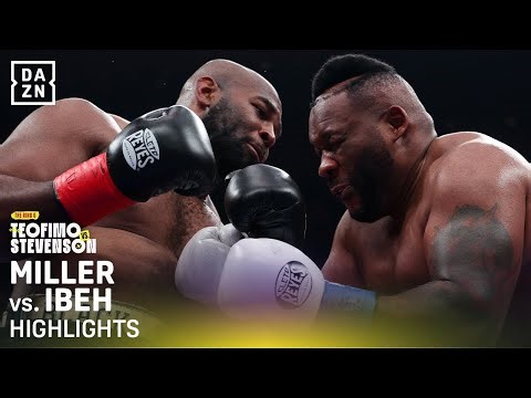WHAT HAPPENED TO Jarrell Miller's hair vs Kingsley Ibeh | Fight Highlights