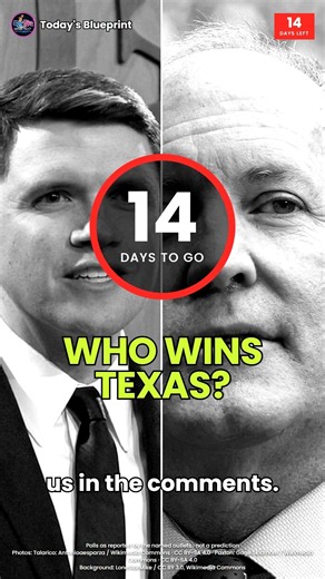 Texas Senate: Talarico vs Paxton | 14 days to Election Day