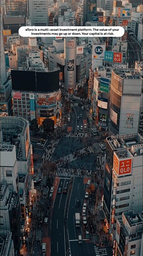 🇯🇵 Japan just got a lot more accessible.From iconic Nikkei 225 companies to thousands of Tokyo-listed stocks, we give you access to 11,000+ opportunities, or diversified exposure through the 'JapanEconomy' Smart Portfolio, managed for you.Japan’s story is evolving. Explore it on eToro.