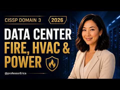 CISSP Domain 3: Data Center Fire, HVAC & Power