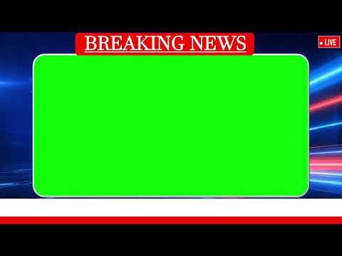 HD green screen breaking news template | green screen news frame | no copyright and free downlode