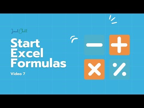 Excel Formula Basics | Using +, −, ×, ÷ Operators in Microsoft Excel