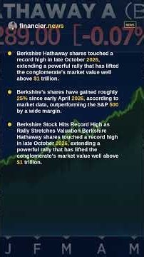Berkshire Hathaway stock hits record high as investors chase the rally, but analysts warn #Shorts