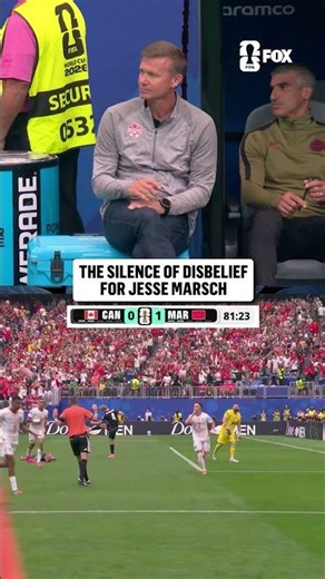 Canada's manager Jesse Marsch looks on as his side goes down 0-2