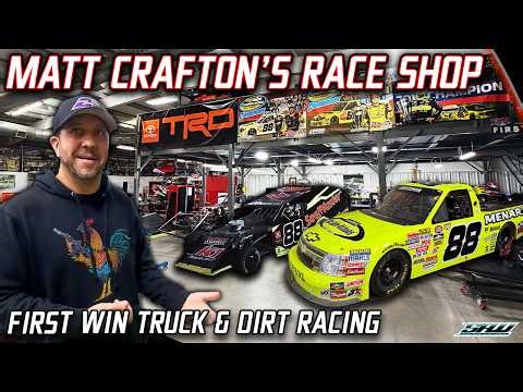 Matt Crafton's Personal Race Shop Tour: Historic Craftsman Truck Survivor and Dirt Late Models