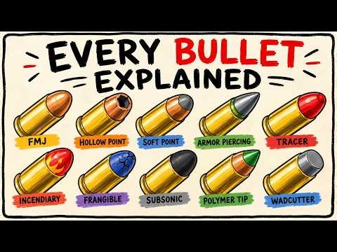 Every Type Of Bullet Explained in 12 Minutes