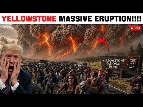 Huge eruption in Yellowstone!! Pressure in Supervolcano Increases After Black Diamond Pool Explodes