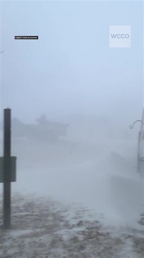 Thanks to Tara Blonigen of Truman, Minnesota, for sending us this wild video of the holiday weekend blizzard! "Winds coming from the northwest, snow blowing hard that it whites out the silo, old thresher and barn.” LATEST FORECAST: https://bit.ly/48XH7Yl | WCCO & CBS News Minnesota