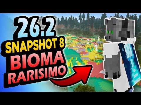 ✅ Nuevo Bioma RARÍSIMO 👉 26.2 Snapshot 8 Minecraft