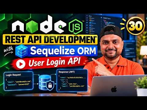 Node.js 🚀 REST API Development with Sequelize ORM 🔥Phase-2: User Login API