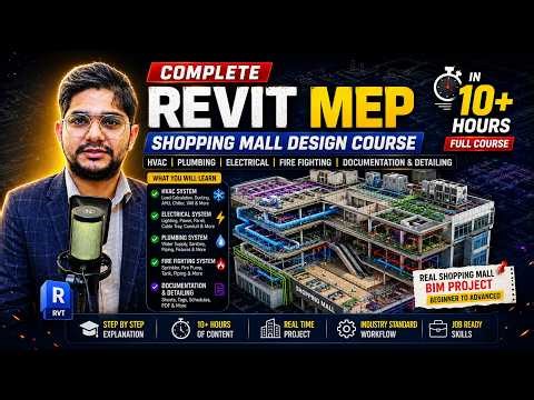 Complete Revit MEP Course | HVAC | Plumbing | Electrical | Fire Fighting