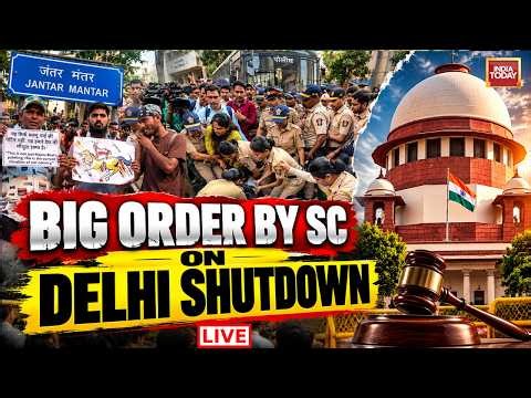 CJP Fresh Protest In Delhi LIVE: Supreme Court On Delhi Shutdown | SC Notice To Authorities | Live