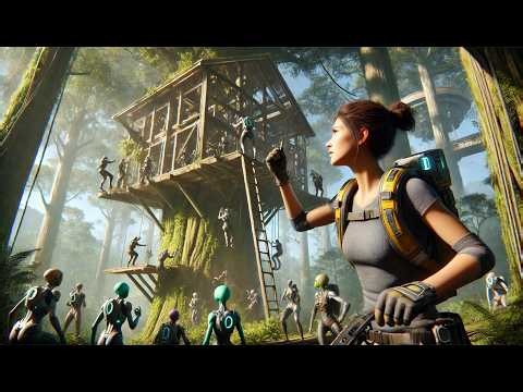 Alien Students Panic in Survival Test—Human Builds Treehouse Fast | HFY Sci Fi