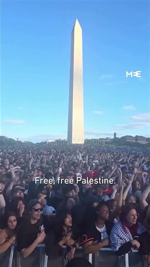 Thousands chant 'Free Palestine' at Turnstile concert in Washington DC