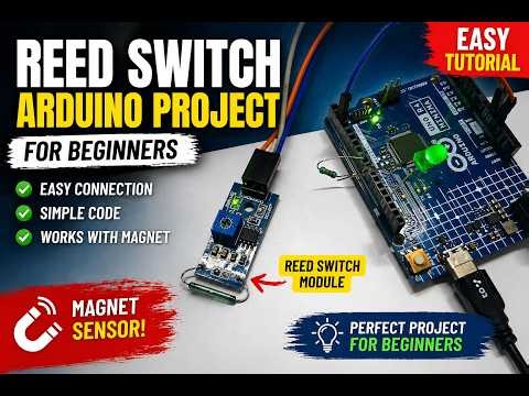 Easy Arduino Magnet Sensor Project #arduino #electronicsproject #arduinoproject #arduinoforbeginners