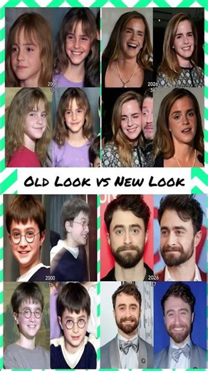 Harry Potter Cast Then vs Now 😱✨ | 2000 → 2026 #meme #youtubeshorts #harrypotter