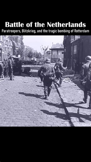 German Army Invades the Netherlands | Real WW2 Footage #ww2 #history