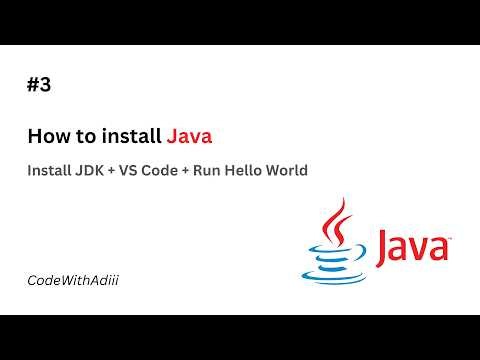 Java Series Episode 3 | How to Install Java (JDK 24) & Run Your First Java Program