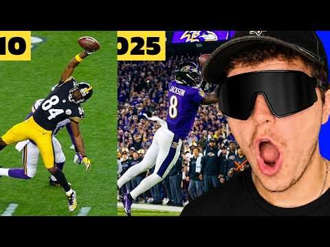 The BEST CATCHES From Every NFL Season!