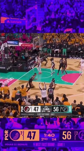 Victor Wembanyama Fadeaway CORNER 3 😱 Alien shot from deep 👽