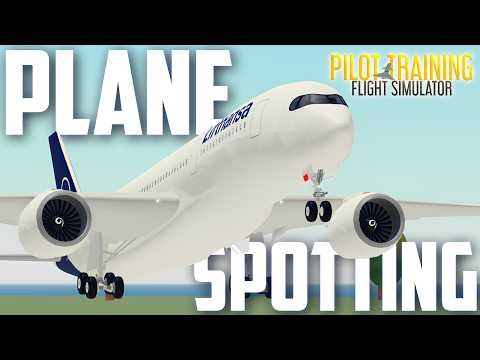ROBLOX PTFS PLANE SPOTTING WITH VIEWERS