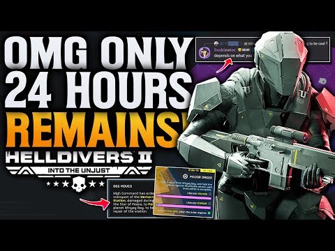 Helldivers 2 Only 24 Hours Remain & New Major Order!