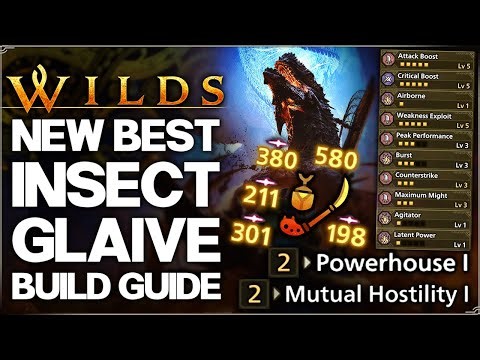 Monster Hunter Wilds - New Best OP Insect Glaive Build - Highest Damage - Title Update 4 Set Guide!