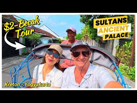 Inside the Ancient Sultans Palace & Taman sari Water Palace. Kraton. Yogyakarta. Java. Indonesia