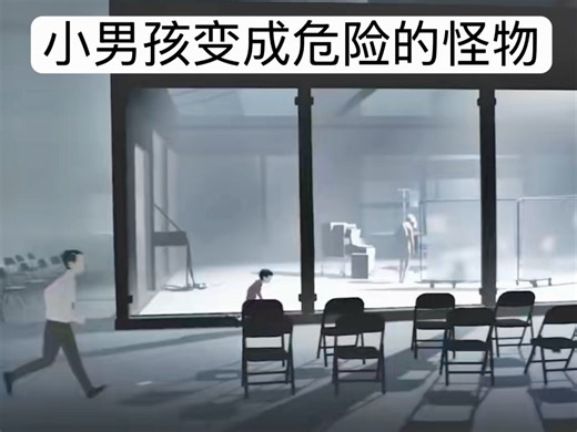 小男孩变成危险的怪物