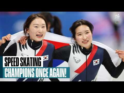 South Korea battles to 7th women's short track relay title