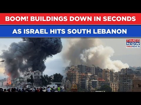 IDF Bombs Syria-Lebanon Border Crossings| On Cam- Buildings Down In Seconds After Deadly Airstrikes