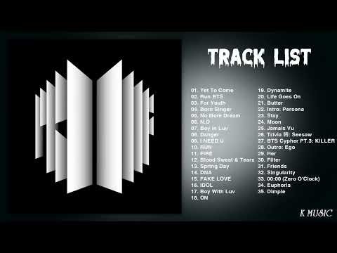BTS SONG ALBUM PLAYLIST